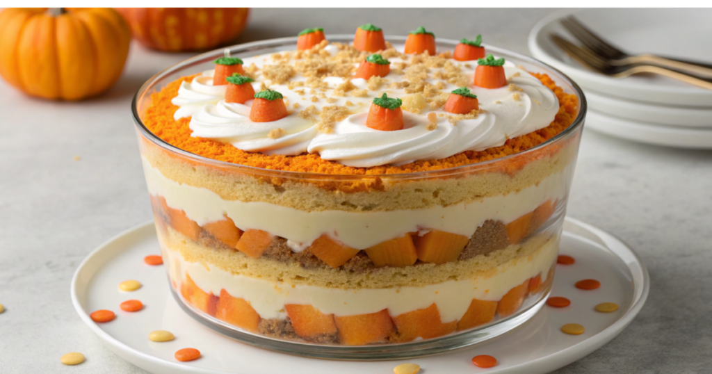 pumpkin trifle dessert