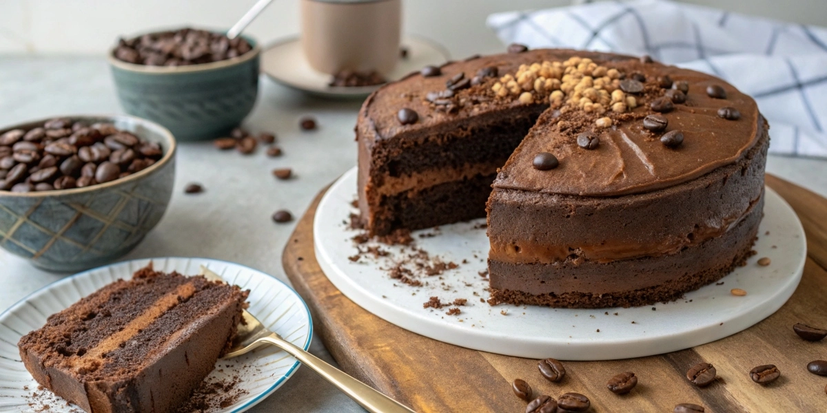 Make the ultimate chocolate coffee cake! This decadent recipe combines bold coffee and rich chocolate flavors in an easy-to-bake, moist dessert